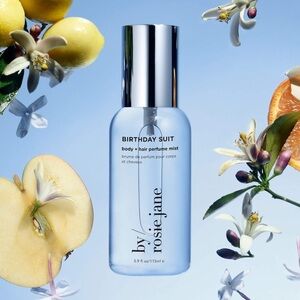 By Rosie Jane 
BIRTHDAY SUIT body + hair  mist with sweet musk